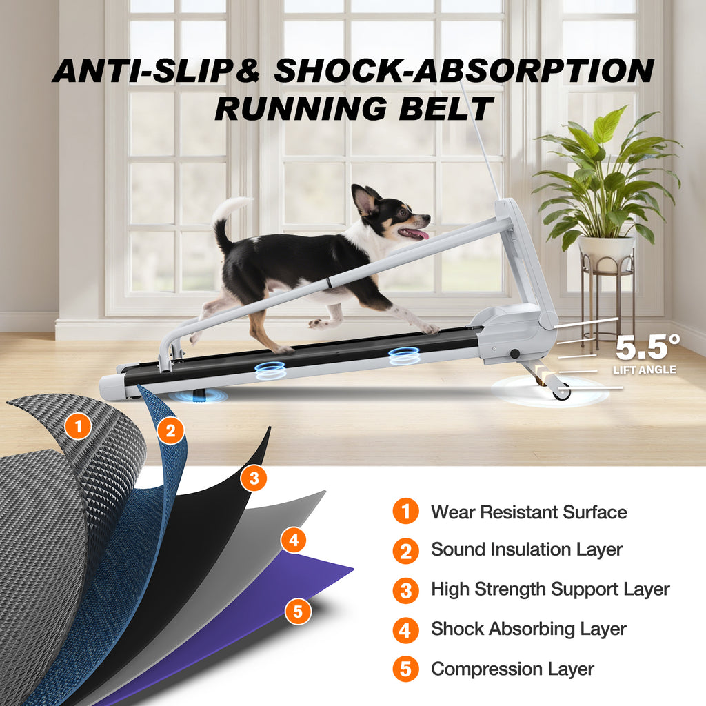 2025 New Quiet Smart Pet Treadmill, Adjustable Speed, Perfect For Small Medium Dogs